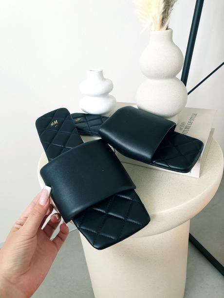 Čierne šľapky 41, h&m,41