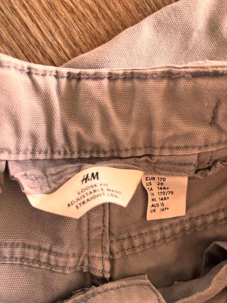 Riflové nohavice 170, h&m,170