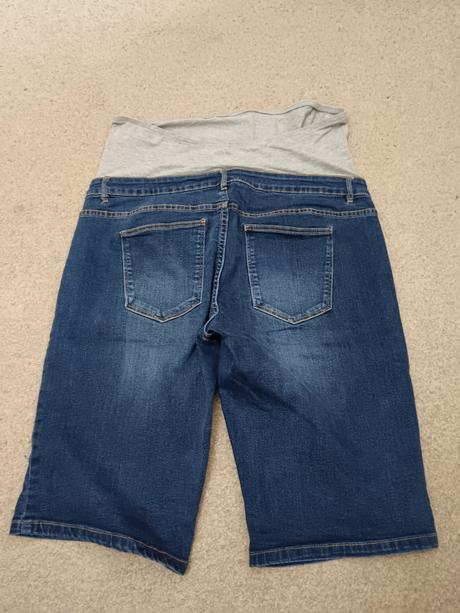 Tehotenské rifľové kraťasy, esmara,44