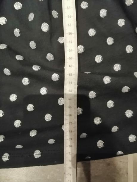 Bavlna šaty tchibo v146-152,strieborné bodky, tchibo,146