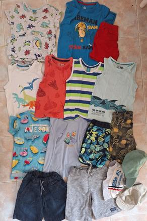 Tricka, kratase, pyzama, tielka - balik 110 - 116, 104–116