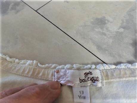 Bavlnené romantické tričko, marks & spencer,s