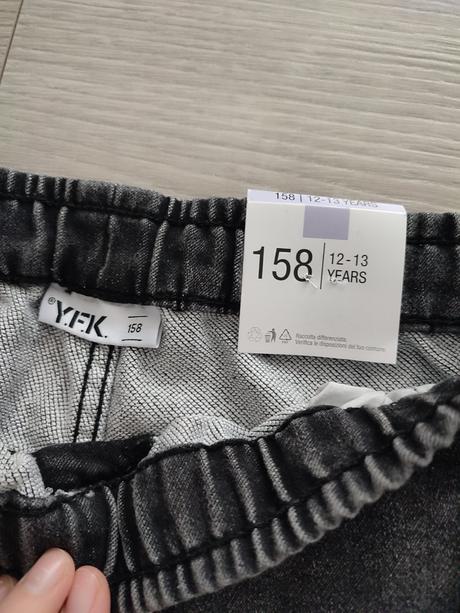 Riflové kraťasy, h&m,158