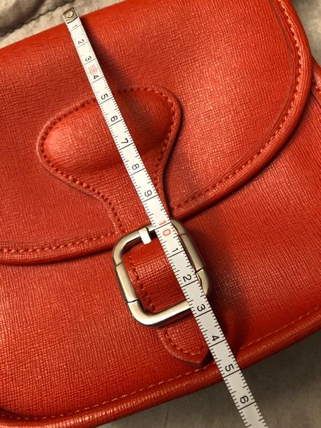 Oranžová crossbody taska cate grey,