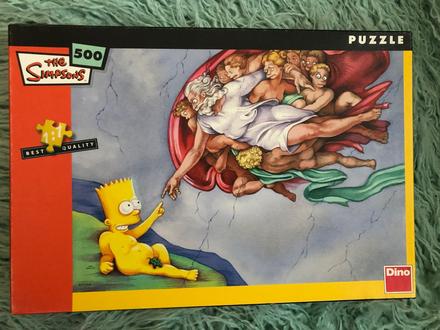 Puzzle bart simpson,