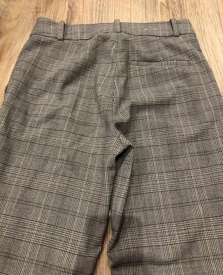 Kárované nohavice, h&m,xs
