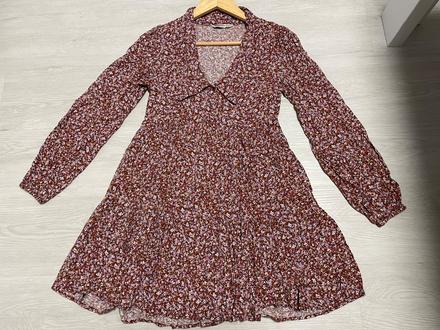 Dlhšia blúzka alebo šatky., stradivarius,s