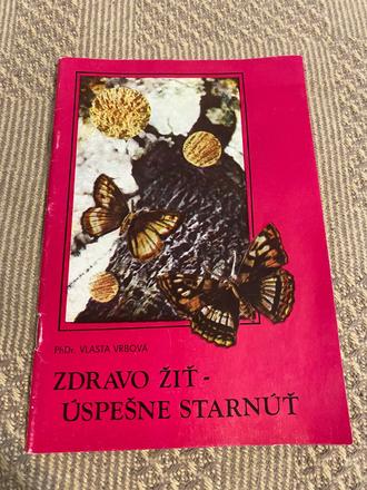 Stará retro brožúra zdravo žiť úspešne starnúť,