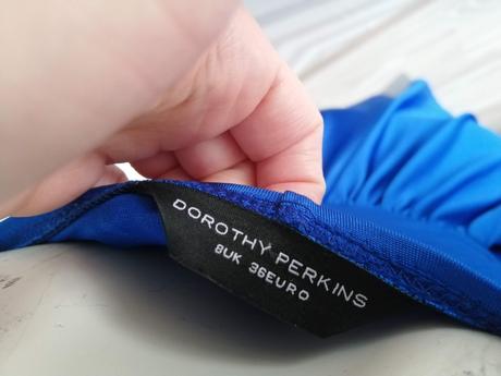 Modré spoločenské šaty č. 36, dorothy perkins,36