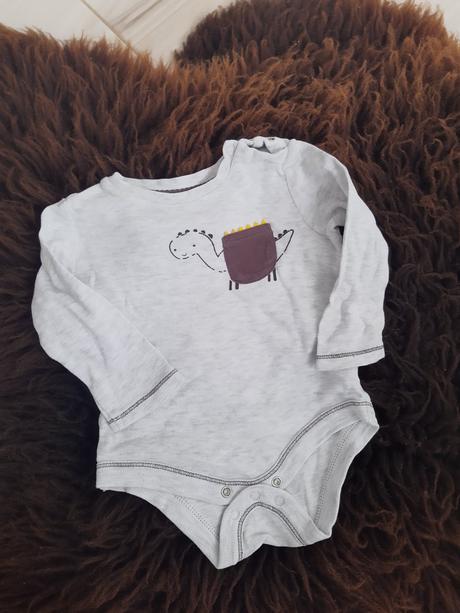 Detské body s dlhým rukávom 74, lupilu,74