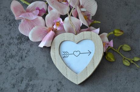 Závesný fotorámik-srdiečko, 
