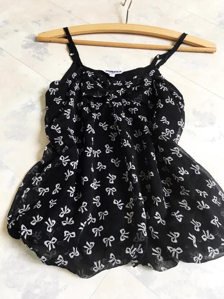 Top/blúzka na ramienka, new look,xs