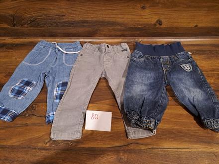 Nohavice 80 vel. spolu 6ks, 80