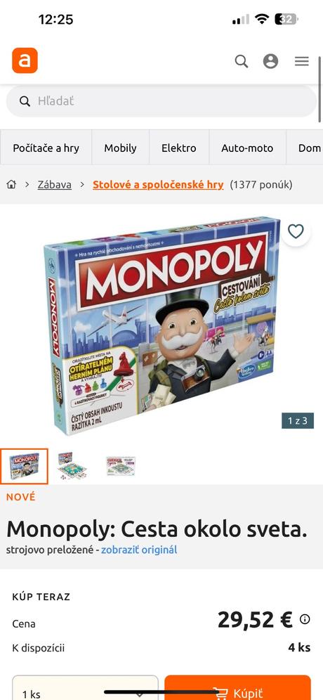 Monopoly cesta okolo sveta,