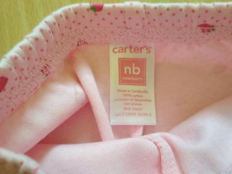 Setík jahôdka, carter's,56