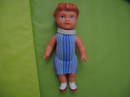 Retro bábika gumotex pavlínka, 