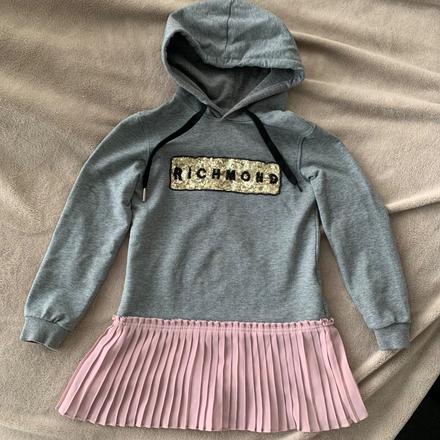 John richmond sequin logo šaty vel.6, 116