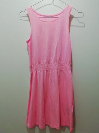 Bavlnené ružové šaty h&m, h&m,140