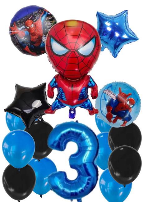 Balóny spiderman - až 15/16/17 kusov, 