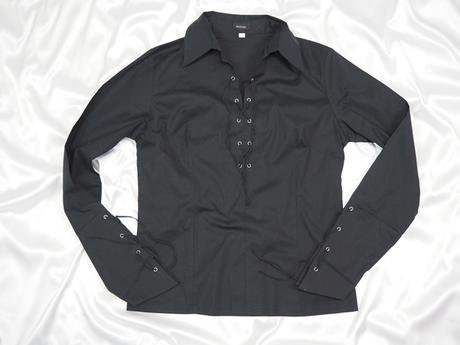 Kvalitná čierna blúzka pazzione, 40