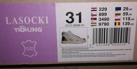 Jesenné kožené topánky "lasocki", veľ.31, lasocki,31