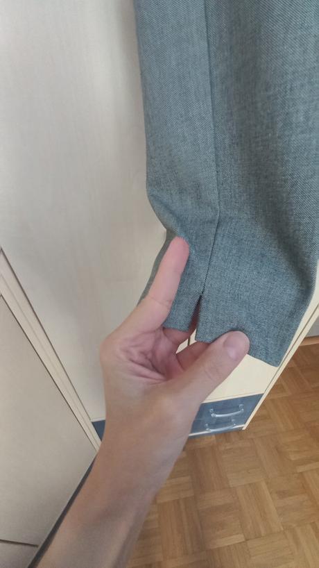 Elegantné nohavice xs, zara - šedé, zara,xs