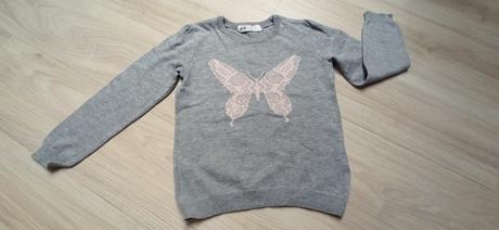 Svetrík s motýlikom h&m, h&m,98