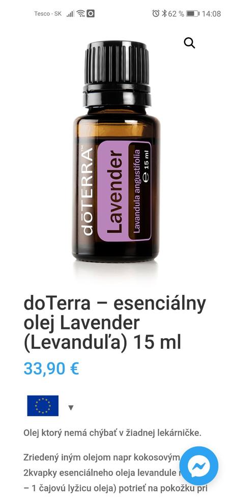 Doterra - levander, 
