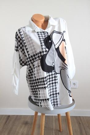 Oversize košeľa, mickey mouse, l/xl, l