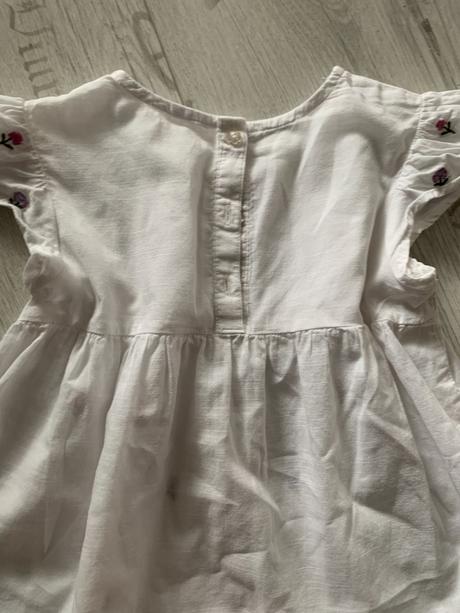 3x letné biele šatičky, 68