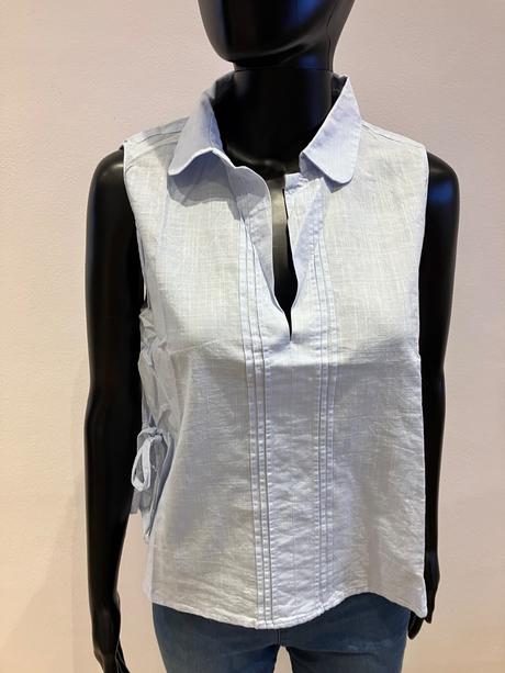 Dámska modrá košeľa, m