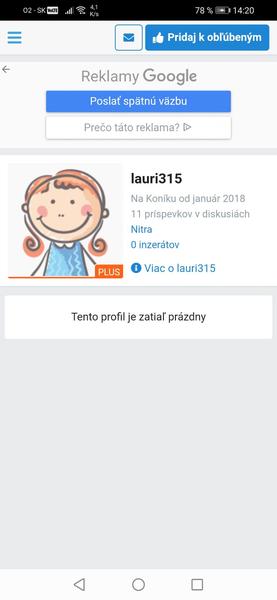 Problém s užívateľkou delfiniko