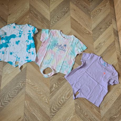 3 ks tričká s uzlom, tchibo,134