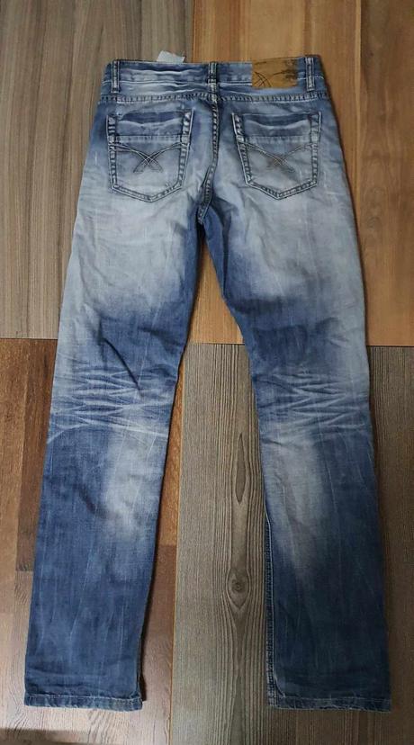 Panske riflove nohavice smog, 32