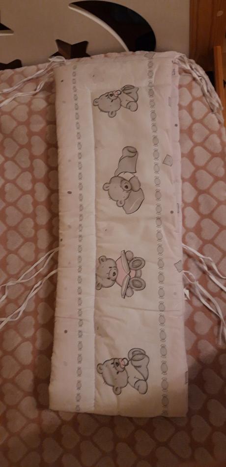 Mantinel do postieľky macko, šírka (cm): 30,dĺžka (cm): 160