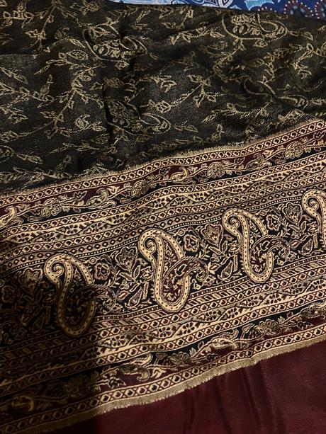 Krásna veľká šatka so vzorom, xxl