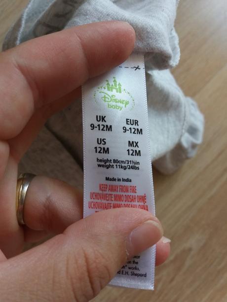 Tričko s tigríkom 9-12m, disney,80