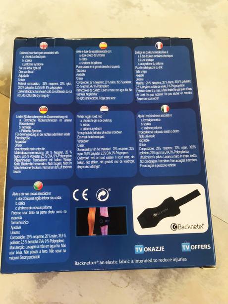 Akupresúrna opora kolien s magnetom, 