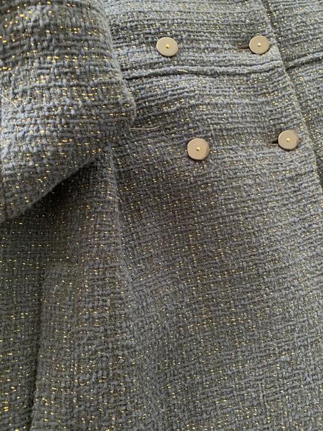 Chloe nádherný zimný dievčenský kabát veľkosť 4, 104