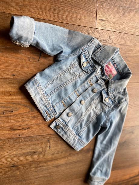 Dievčenská rifľová bunda, next,104