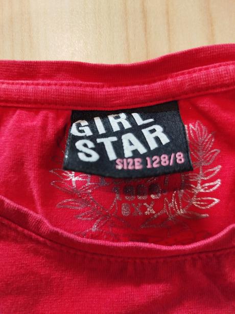 Červené tričko so srdiečkom, 128