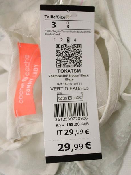 -s gorálkami výšívaný top cache cache veľ. 40, s