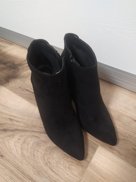 Čierne kotníkové čižmy veľkosť 35, jennifer&jennifer,35