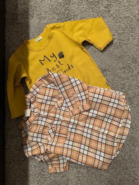 Tričko a košela74, 68–80