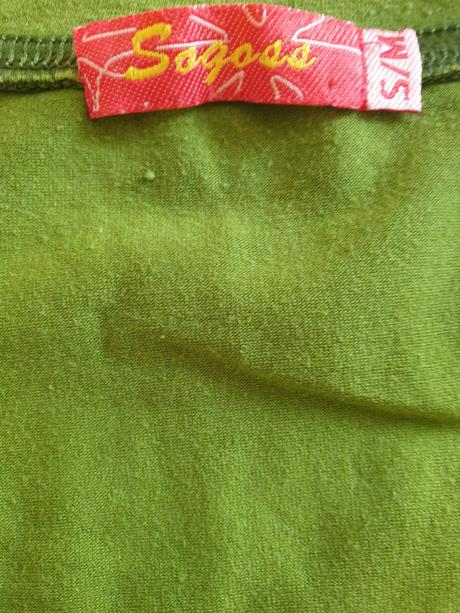 Krásne zelené tričko, s