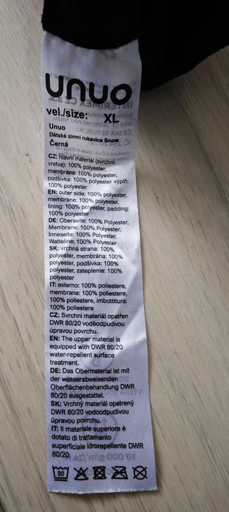 Zimné rukavice palčiaky, unuo,128