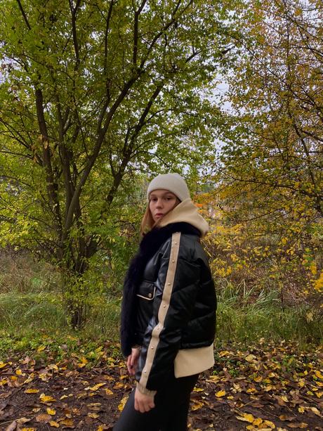 Dámska zimná bunda, s