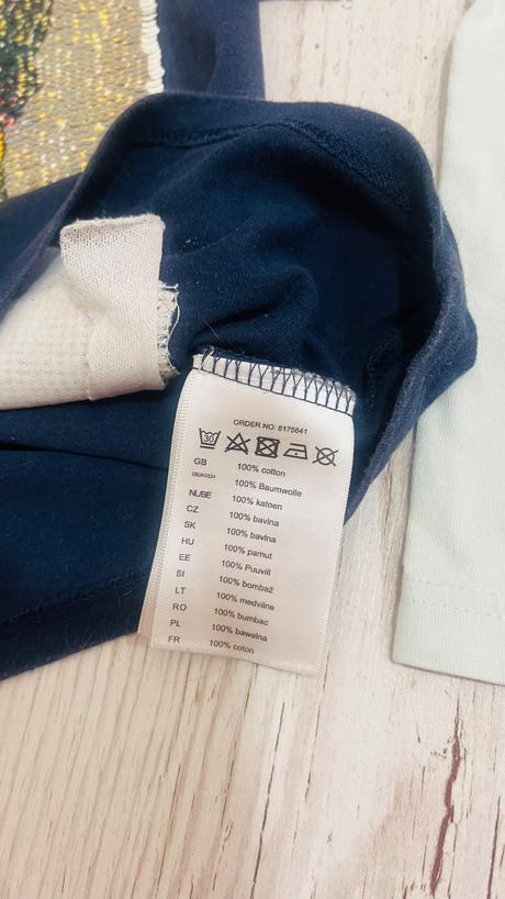 Tričko s krátkym rukavom 104 2ks, h&m,104