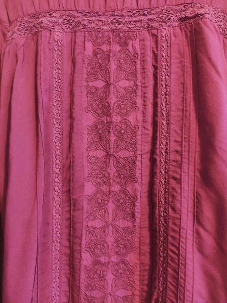 Blúzka s čipkou c&a - dlhý rukáv, c&a,xs