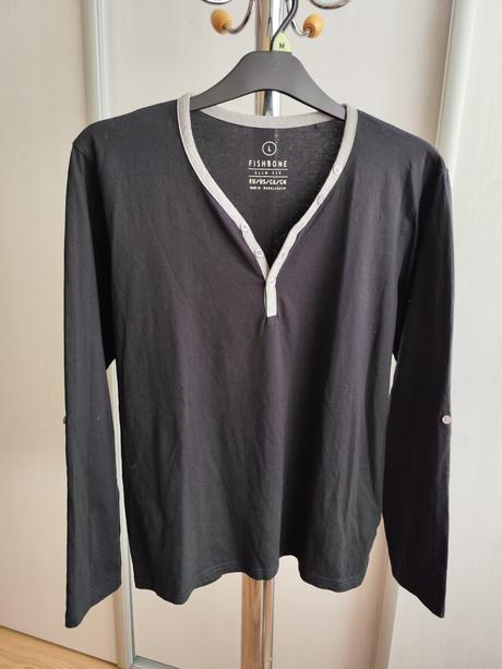 Pánske tričko, fishbone,l